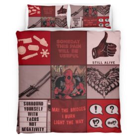 Deadpool 20 Duvet Cover