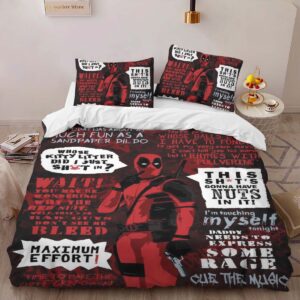 Alternative view of Deadpool 21 Duvet Cover