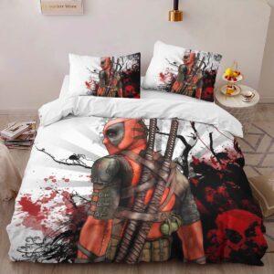 Alternative view of Deadpool 4 Duvet Cover