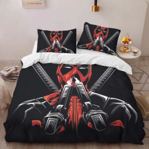 Alternative view of Deadpool 5 Duvet Cover