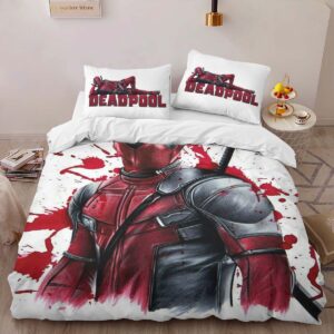 Alternative view of Deadpool 8 Duvet Cover
