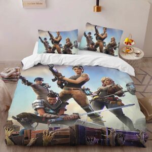 Alternative view of Default Skin Fortnite Duvet Cover
