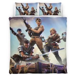 Default Skin Fortnite Duvet Cover