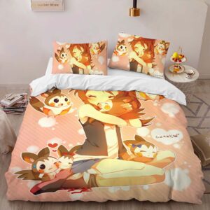 Alternative view of Detective Pokemon Film Characters Duvet Cover