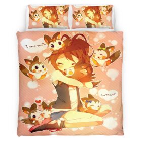 Detective Pokemon Film Characters Duvet Cover