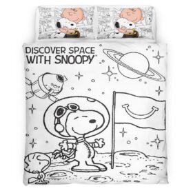 Discover Space with Snoopy Duvet Cover