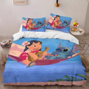 Alternative view of Disney Lilo And Stitch Characters 1002 Duvet Cover