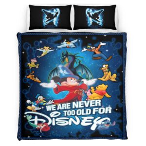 Disney Mickey Mouse We Are Never Too Old For Disney Duvet Cover