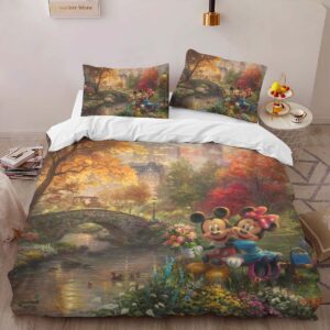 Alternative view of Disney Mickey Mouse and Minnie Mouse Duvet Cover