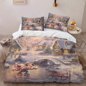 Alternative view of Disney Mickey Mouse and Minnie Mouse 13 Duvet Cover