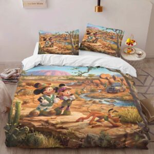 Alternative view of Disney Mickey Mouse and Minnie Mouse 14 Duvet Cover