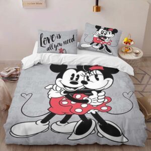Alternative view of Disney Mickey Mouse and Minnie Mouse 17 Duvet Cover