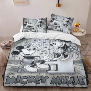 Alternative view of Disney Mickey Mouse and Minnie Mouse 19 Duvet Cover