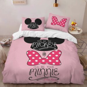 Alternative view of Disney Mickey Mouse and Minnie Mouse 21 Duvet Cover