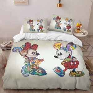 Alternative view of Disney Mickey Mouse and Minnie Mouse 3 Duvet Cover