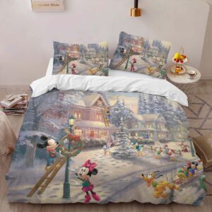 Alternative view of Disney Mickey Mouse and Minnie Mouse 4 Duvet Cover