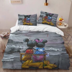 Alternative view of Disney Mickey Mouse and Minnie Mouse 7 Duvet Cover