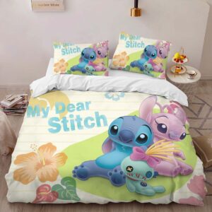 Alternative view of Disney Stitch and Angle 18 Duvet Cover