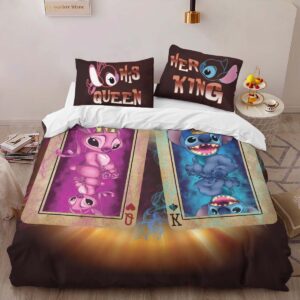 Alternative view of Disney Stitch and Angle 21 Duvet Cover