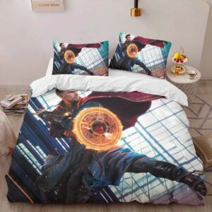 Alternative view of Doctor Strange Avenger Marvel Duvet Cover