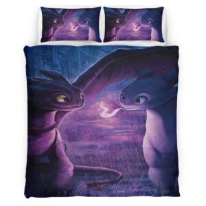 Dragons Toothless and Lightfury 13 Duvet Cover