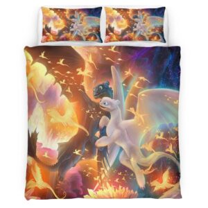Dragons Toothless and Lightfury 3 Duvet Cover
