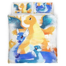 Dratini Dragonair Dragonite Pokemon Duvet Cover