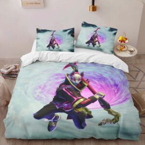 Alternative view of Drift Skin Cool Fortnite Game Duvet Cover