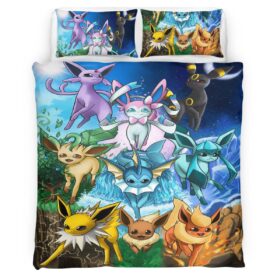 Eevee Evolution Pokemon 12 Duvet Cover