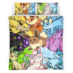Eevee Evolution Pokemon 13 Duvet Cover