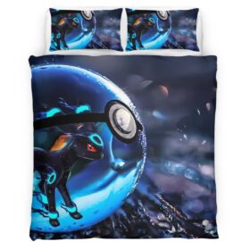 Eevee Evolution Pokemon Ball 2 Duvet Cover