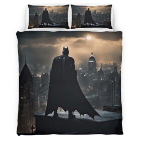 Embracing The Batman Duvet Cover