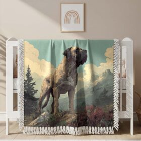 English Bulldog majestic Woven Blanket