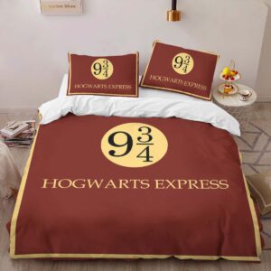 Alternative view of Express Ticket For The Magic Train Harry Potter Duvet Cover