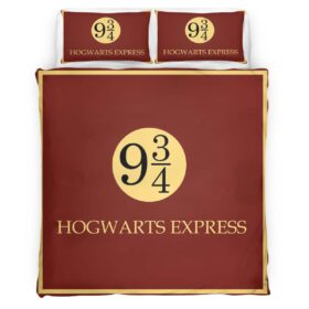 Express Ticket For The Magic Train Harry Potter Duvet Cover