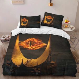 Alternative view of Eye of Sauron from The Lord of the Rings Duvet Cover