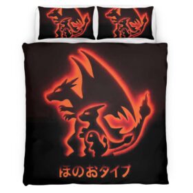 Fire Charizard Pokemon 2 Duvet Cover