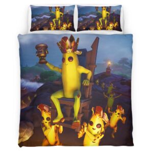 Fortnite Battle Royale Peely The Banana King Duvet Cover