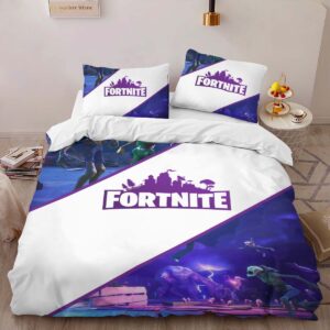 Alternative view of Fortnite Battle Royale Zombies Duvet Cover
