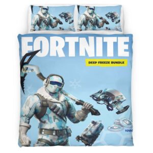 Fortnite Deep Freeze Bundle Duvet Cover