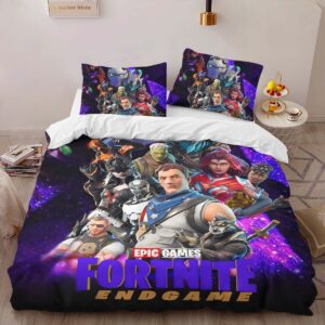 Alternative view of Fortnite Endgame Skin Epic Games Duvet Cover