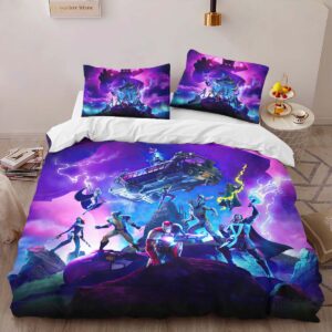 Alternative view of Fortnite Galactus Chapter 2 Season 4 Duvet Cover