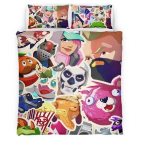 Fortnite Icon all Skin Duvet Cover