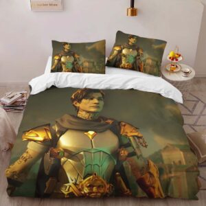 Alternative view of Fortnite Midas Skin 02 Duvet Cover