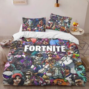Alternative view of Fortnite Paint FN06 Duvet Cover