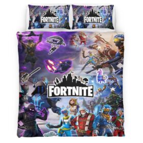 Fortnite Raven and All Skins Duvet Cover