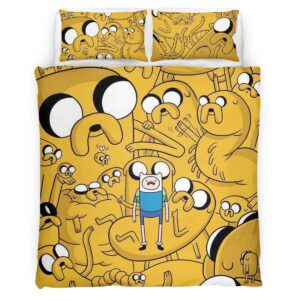 Fortnite Skin Jake the Dog and Finn the Human Duvet Cover