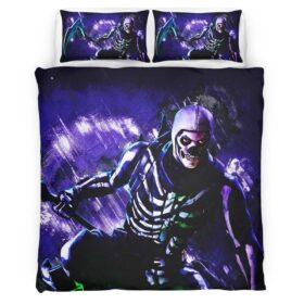 Fortnite Skull Trooper skin 02 Duvet Cover