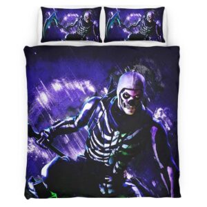 Fortnite Skull Trooper skin 02 Duvet Cover