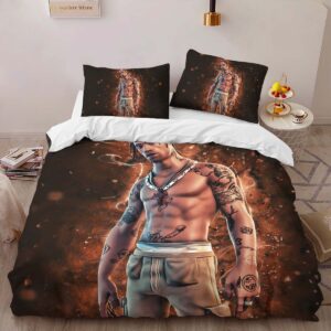 Alternative view of Fortnite Travis Scott Skin Duvet Cover
